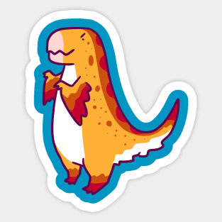 Feathered Dinosaur Sticker
